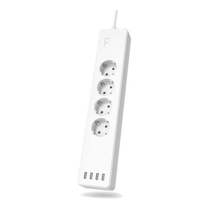 Hama WiFi Power Strip 4 розетки + 4xUSB