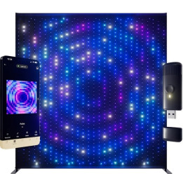 Twinkly Wall 1120 LED RGB черный
