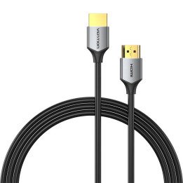 Itin plonas HDMI kabelis ventiliacijos ALEHG 1,5 m 4K 60 Hz (pilkas)