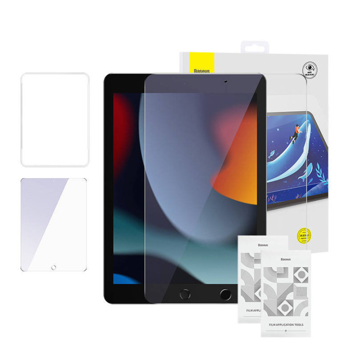Szkło hartowane Baseus Crystal 0,3 mm iPad Pro/Air3 10,5" / iPad 7/8/9 10,2" (2 st.)