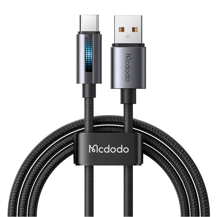 Mcdodo CA-5180 USB-A į USB-C laidas, 1,2 m (juodas)