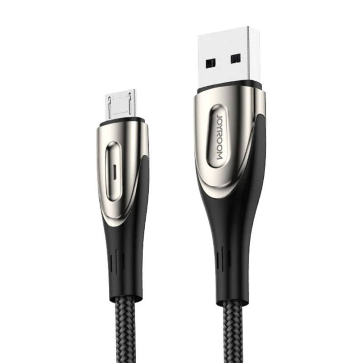 Micro USB 3A pikalatauskaapeli 1,2 m Joyroom S-M411 (musta)