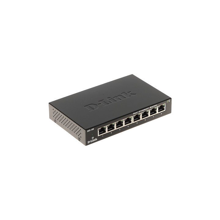 D-Link DES-108/E 8 portu 10/100Mbps slēdzis