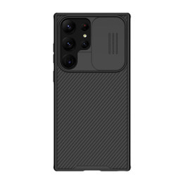 Nillkin CamShield Pro kotelo Samsung S23 Ultralle (musta)