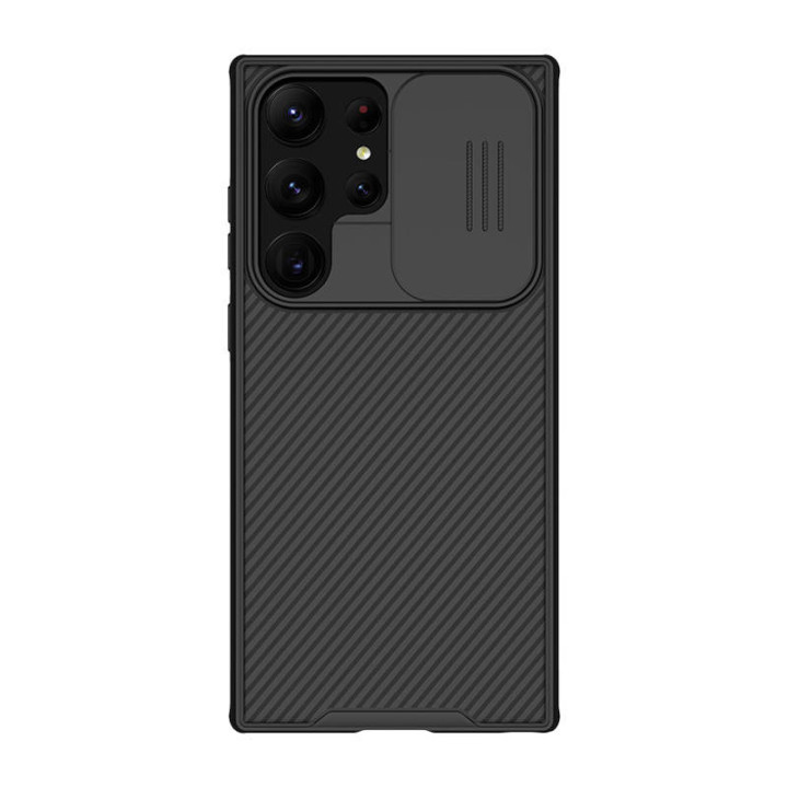 Nillkin CamShield Pro kotelo Samsung S23 Ultralle (musta)