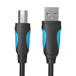 Printera kabelis no USB 2.0 A līdz USB-B Vention VAS-A16-B200 2m melns