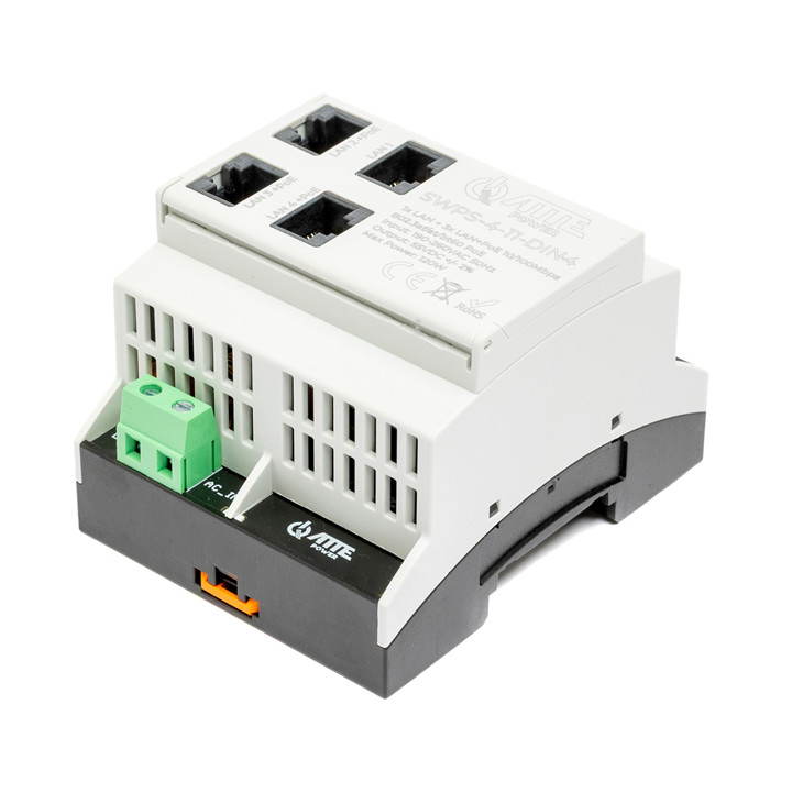 ATTE SWPS-4-11-DIN4 4-Port PoE Switch