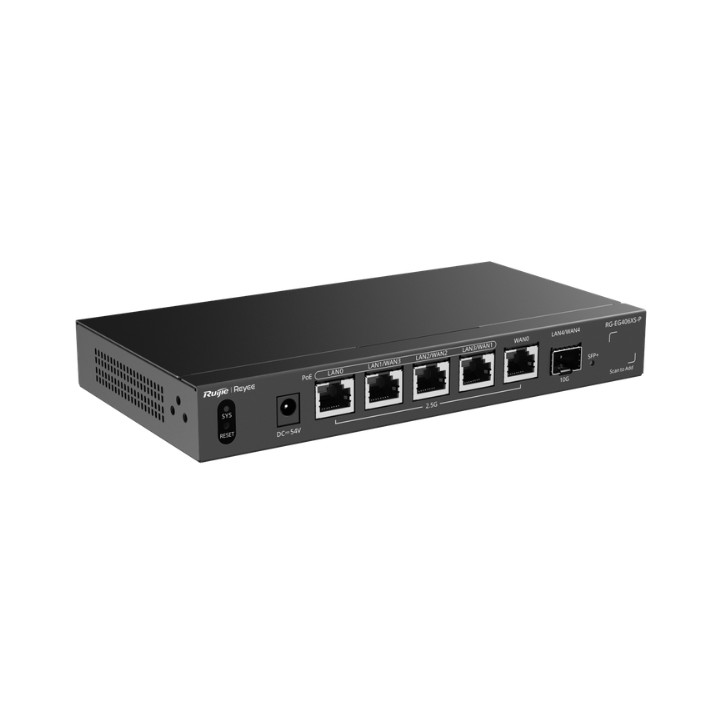 REYEE RG-EG406XS-P Gigabit Etherneti ruuter, 2500 Mbps Wi-Fi läbilaskevõime