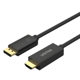 Unitek Kabel DisplayPort 1.2 ir HDMI 4K 60Hz 1,8 m