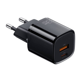 Laturi Mcdodo Nano GaN CH-0151, USB + USB-C, 33W (musta)