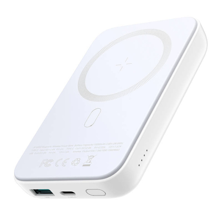 Mini Wireless PowerBank 20W 10000mAh Joyroom JR-W020 (balta)