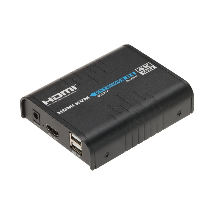EXTENDER-vastuvõtja HDMI+USB-EX-120-4K-PRO-V2/RX Delta Multimedia