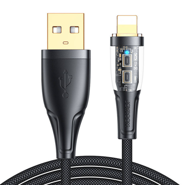 Kaapeli USB-A / Lightning / 2,4 A / 1,2 m Joyroom S-UL012A3 (musta)
