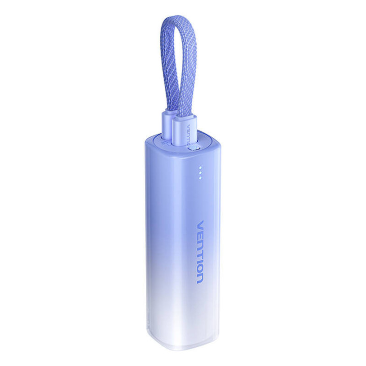 Powerbank 5000мАч Vention FHWL0 20W + кабель USB-C для молнии (niebieski)