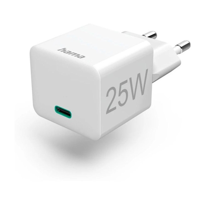 Hama mini 25W, PD/QC 3.0, balta