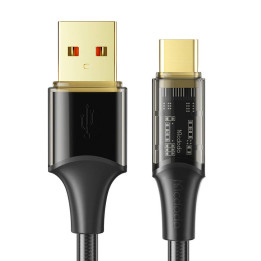 USB-C-kaapeli Mcdodo CA-2092 6A, 1,8 m (musta)