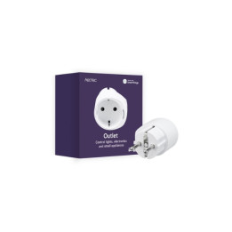 Aeotec kontaktligzda (viedais spraudnis) Type F, ar jaudas mērītāju, saderīgs ar SmartThings, ar Zigbee 3.0 protokolu (GP-AEOWPF