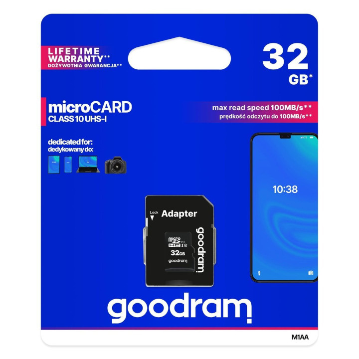 Memory card Goodram microSD 32GB (M1AA-0320R12)
