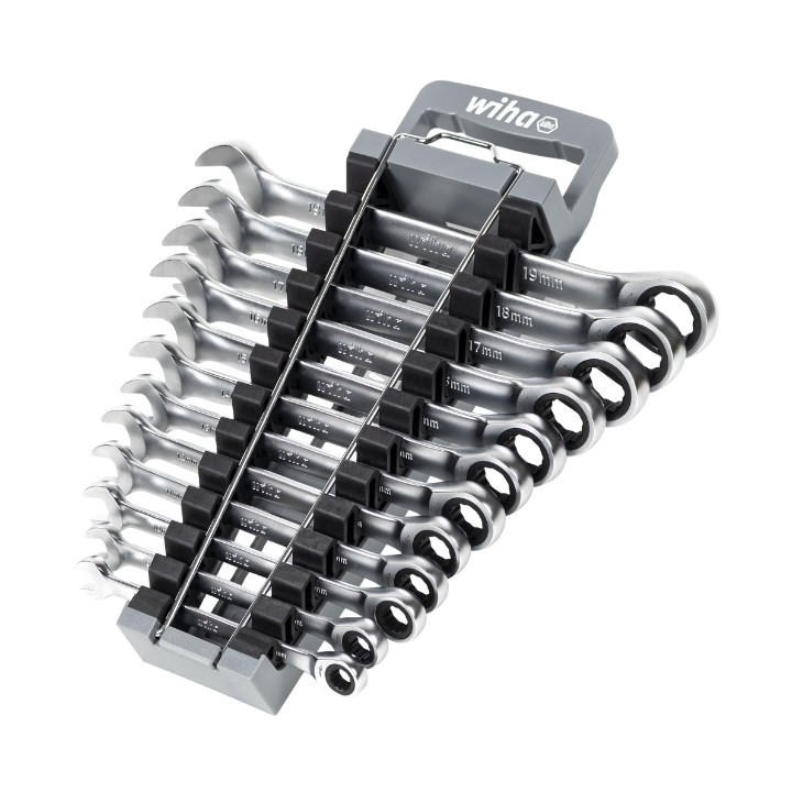 RING RATCHET OPEN-ENDED SPANNER SET WH-WRENCH/44665 WIHA