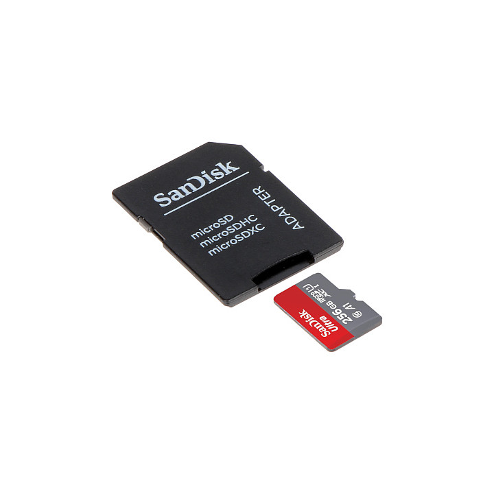 MEMORY CARD SD-MICRO-10/256-SANDISK microSD UHS-I, SDXC 256 GB SANDISK