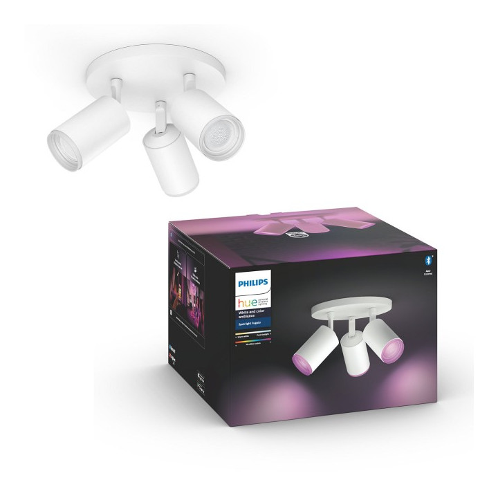 Philips Hue Fugato levy/spiraali valkoinen 3x5,7W BT
