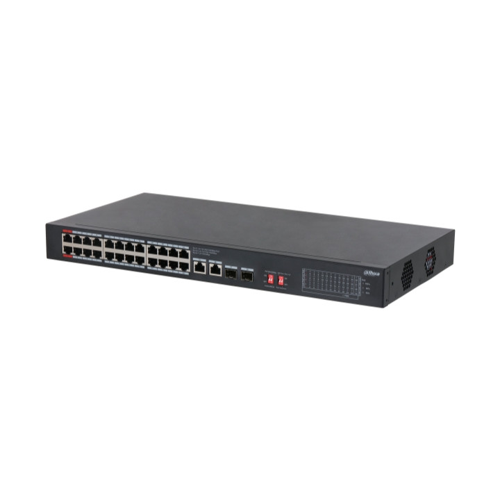 DAHUA S3228-24GT-375 24 portu PoE+ slēdzis 375W