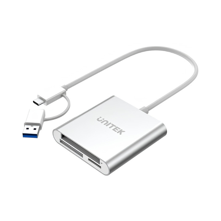 CF EXPRESS / SD / MICRO SD ATMIŅAS KARTES LASĪTĀJS Y-9313D UNITEK