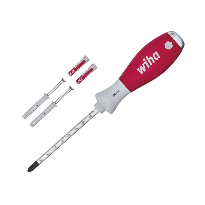 DĪBEĻU RAKETE AR PHILIPS Skrūvgriezi PH2 WH-SOFTFINISH/41289 WIHA