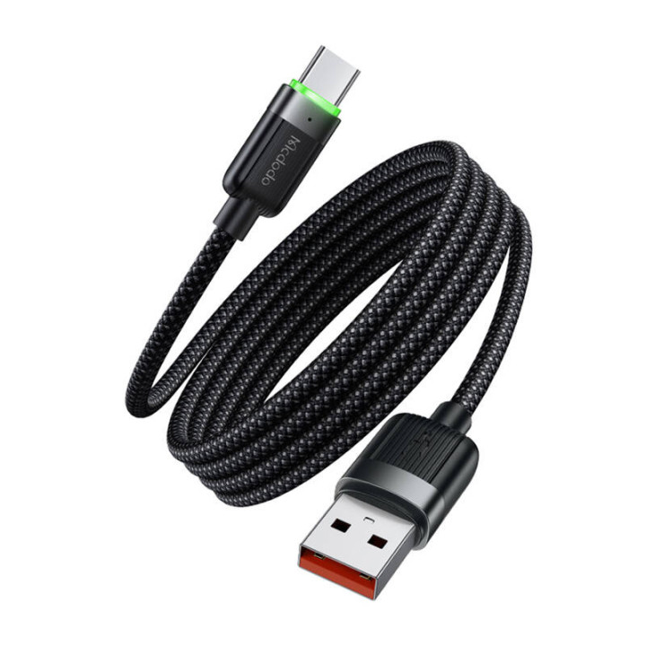 Mcdodo CA-5650 USB-A–USB-C-kaapeli, 6A, itsekäämitys, 1,2 m