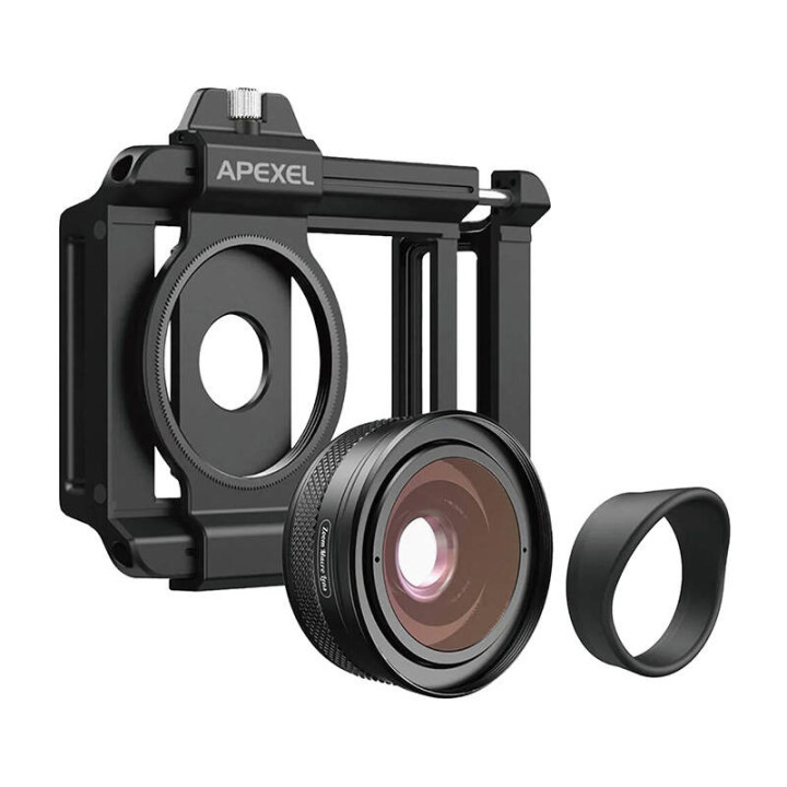 Makro objektīvs 10-20x viedtālrunim/tālrunim Apexel ZM-100, F1.05