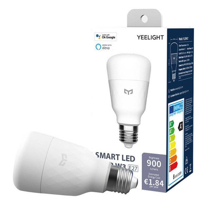 „YEILIGHT SMART LEB 1S Smart LED“ lemputė (balta)