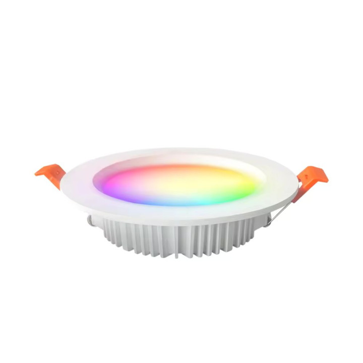 Gledopto GL-D-015P Zigbee Pro (Zigbee 3.0 + RF-vastuvõtja) nutikas süvistatav valge raamiga LED-allvalgusti, eriti lame disain