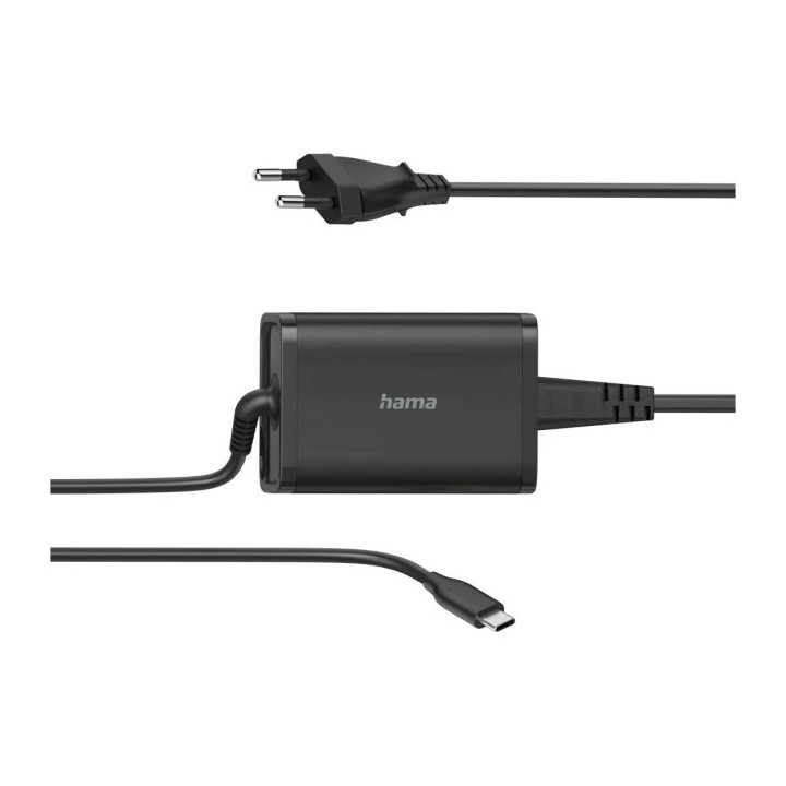 Hama Universāls piezīmjdatora barošanas avots USB-C, 5-20V/65W