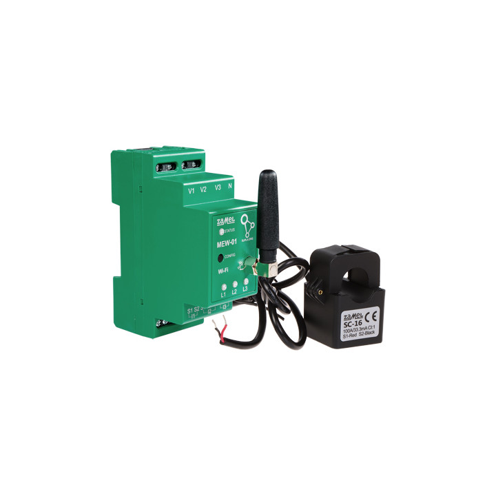 SÄHKÖENERGIAN NÄYTTÖ MEW-01/1F SUPLA ONE-PHASE ZAMEL