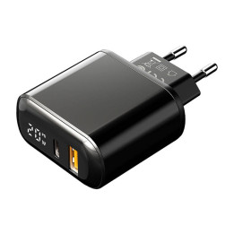 Mcdodo CH-7170 PD 20W 2xUSB + USB-C virtalaturi (musta)