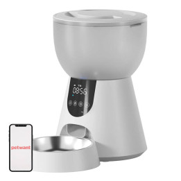 F17 LED automatic food dispenser + W8 Petwant drinker
