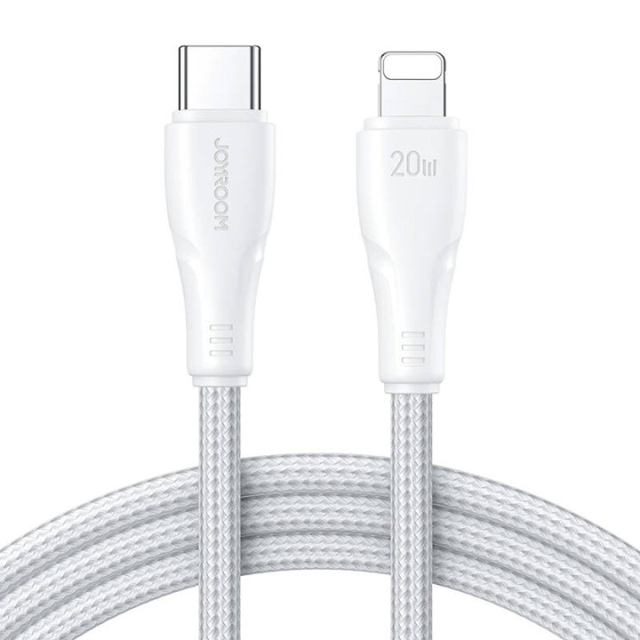 Pārspēj C tipa zibens kabeli, 3 m Joyroom S-CL020A11 (balts)