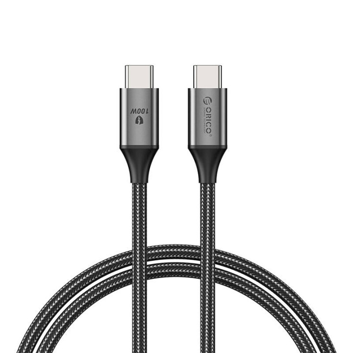 Orico 100 W USB-C - USB-C -latauskaapeli (musta)