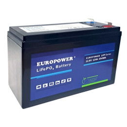 AKUMULATORS 12.8V/12AH/LIFEPO4-EP EUROPOWER
