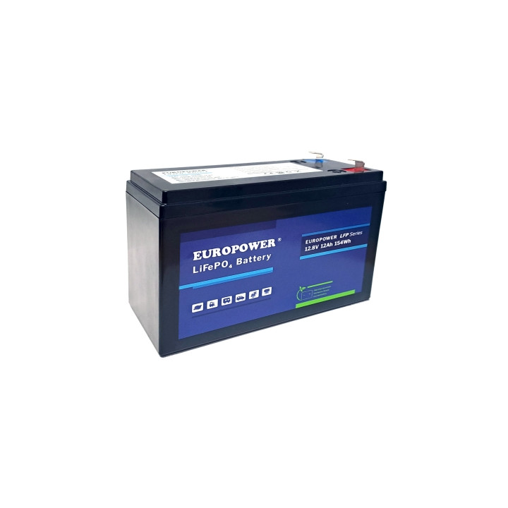 AKUMULATORS 12.8V/12AH/LIFEPO4-EP EUROPOWER