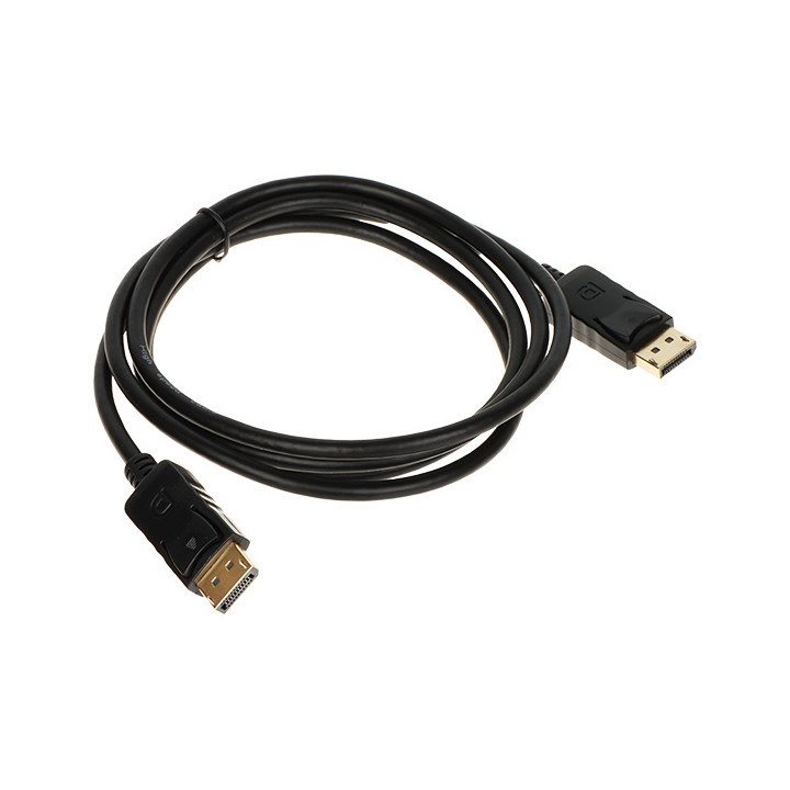 Delta Multimedia DP-1.8M DisplayPort Cable, 4K UHD 1.8m