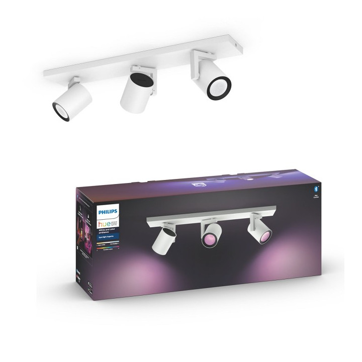 Philips Hue kattovalaisin Argenta levy/spiraalivalkoinen 3x5,7W