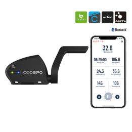 Greičio ir kadenso jutiklis Coospo BK805 suderinamas su Wahooo, Garmin, Bryton ir kt.