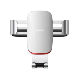 Baseus Metal Age Gravity Car Mount (CD versija) Sudrabs