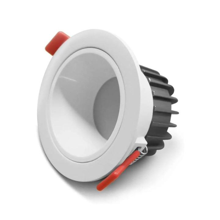 Gledopto GL-D-006P Zigbee Pro (Zigbee 3.0 + RF uztvērējs) viedais padziļināts LED lejupējais apgaismojums (550 lūmeni. IP54), ar