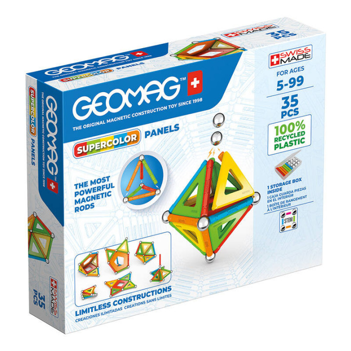 Панели Supercolor из переработанных материалов GEOMAG GEO-377, 35 шт.