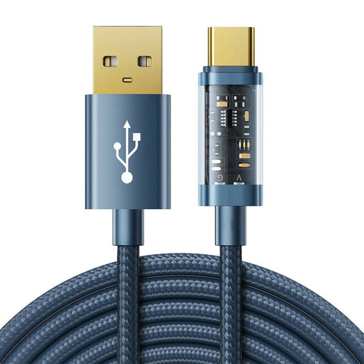 Kaapeli USB-A / Surpass / Type-C / 3A / 1,2 m Joyroom S-UC027A12 (sininen)