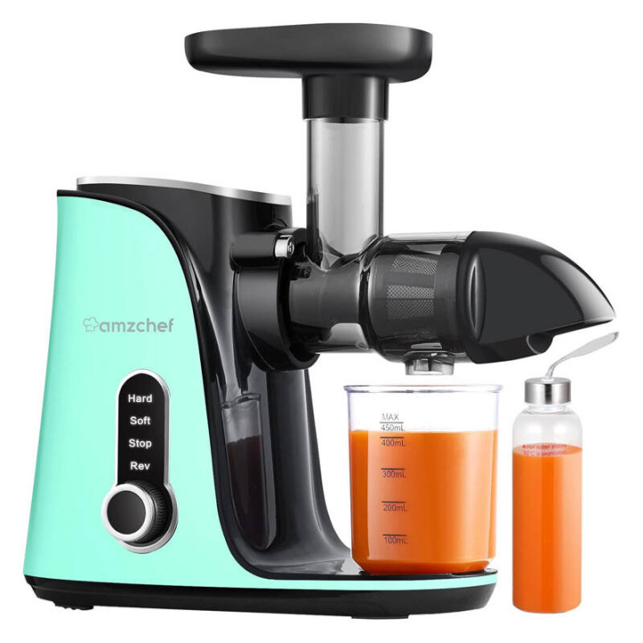 AMZCHEF GM3001-GN lėto greičio sulčiaspaudė (žalia)