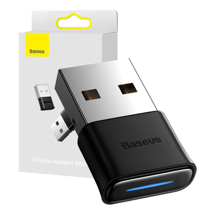 Baseus BA04 Adapter Bluetooth 5.1 (Czarny)