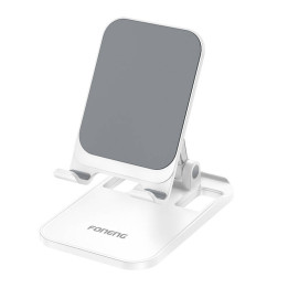 Foneng saliekamais telefona statīvs CP108 Balts